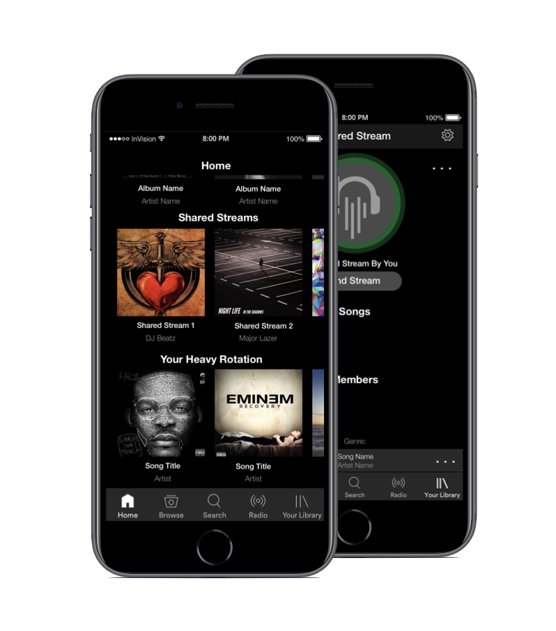 Spotify Shared Stream